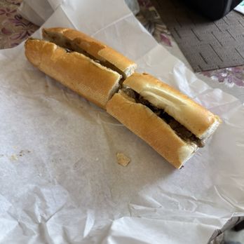 Sandwich House - bbq beef clearly missing half - Sandwiches Near Me - Cypress, California Sandwich House - bbq beef clearly missing half - Sandwiches Near Me - Cypress, California