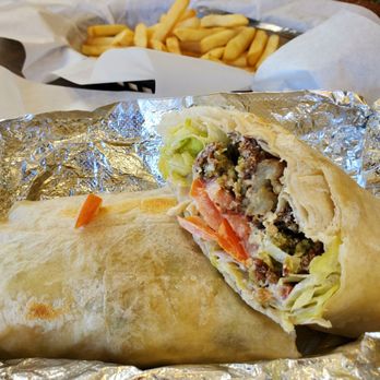 Mediterranean Grill House - Egg plant falafel wrap - Middle Eastern Near Me - Mountain View, California Mediterranean Grill House - Egg plant falafel wrap - Middle Eastern Near Me - Mountain View, California