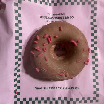 Micro Dose - Donut with sprinkles - Coffee & Tea Near Me - Costa Mesa, California
