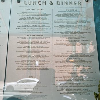 Spring Cafe Aspen - Lunch & dinner menu - Vegetarian Near Me - New York, New York