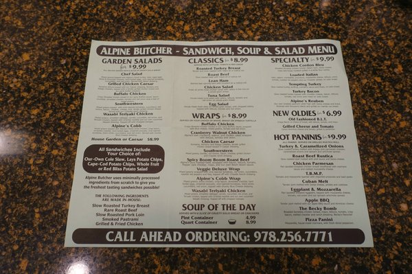 Menu photo 3 Alpine Butcher Lowell, MA