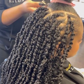 Cutie Pie Salon - Passion Twist by Majesty process photo - Hair Salons Near Me - Antioch, California