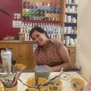Color Me Mine - Having fun! - Paint-Your-Own Pottery Near Me - New York, New York Color Me Mine - Having fun! - Paint-Your-Own Pottery Near Me - New York, New York