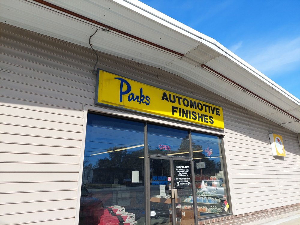 PARKS AUTOMOTIVE FINISHES Updated August 2024 1950 Remount Rd, North Charleston, South