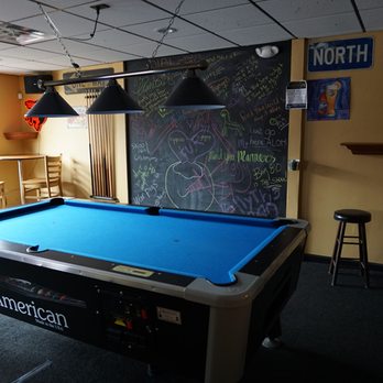 Bar Eighty - a pool table with a blue cloth - Seafood Near Me - North Branford, Connecticut Bar Eighty - a pool table with a blue cloth - Seafood Near Me - North Branford, Connecticut