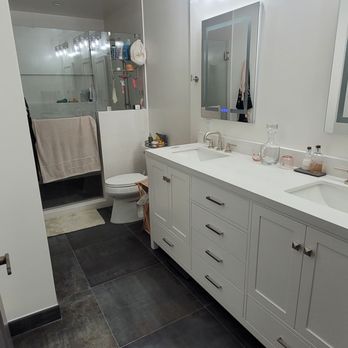 Prosper Construction Development - Master bathroom - doubled in size, new shower etc. - General Contractors Near Me Prosper Construction Development - Master bathroom - doubled in size, new shower etc. - General Contractors Near Me
