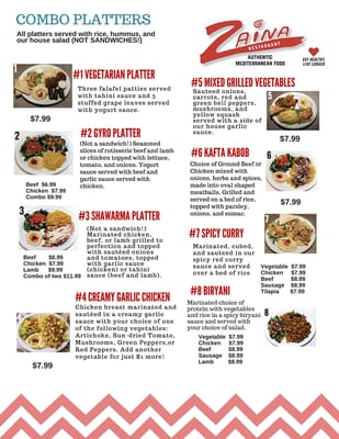 Menu photo 5 Zaina Kansas City, MO Menu photo 5 Zaina Kansas City, MO
