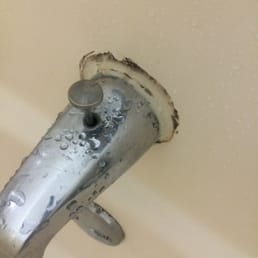 Mold on water spout Mold on water spout