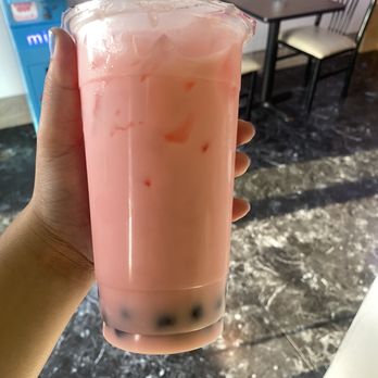 7B Boba Tea - 6. Rose Milk Tea - Bubble Tea Near Me - Katy, Texas 7B Boba Tea - 6. Rose Milk Tea - Bubble Tea Near Me - Katy, Texas