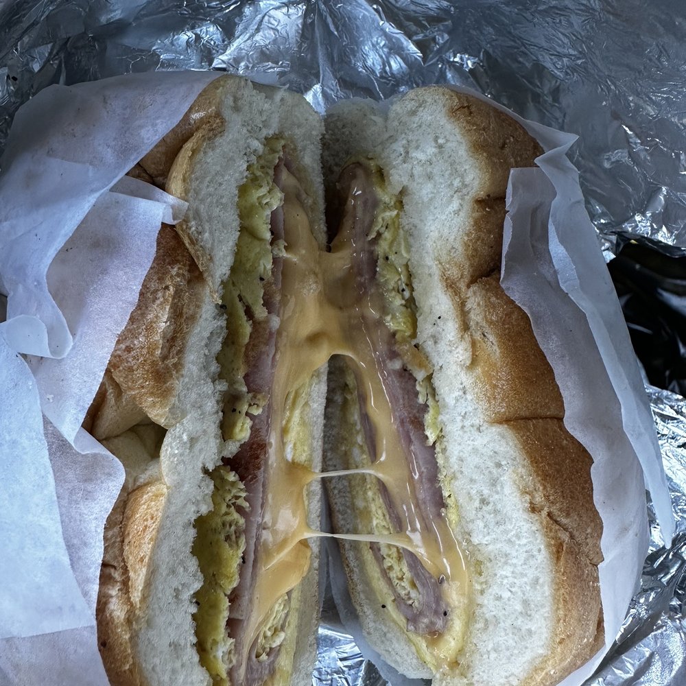 Philips Gourmet Deli - Spiced ham, egg and cheese with a black pepper on a roll. - Delis Near Me - Bronx, New York Philips Gourmet Deli - Spiced ham, egg and cheese with a black pepper on a roll. - Delis Near Me - Bronx, New York