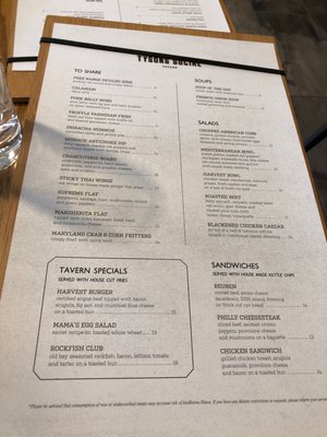 Menu photo 5 Tysons Social Tavern Tysons, VA