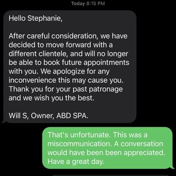A Beautiful Day Spa Massage Pasadena - Message from owner without having a conversation. Disappointed - Massage Near Me - Pasadena, California A Beautiful Day Spa Massage Pasadena - Message from owner without having a conversation. Disappointed - Massage Near Me - Pasadena, California