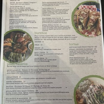 Mexico Magico - Menu - Mexican Near Me - Chandler, Arizona