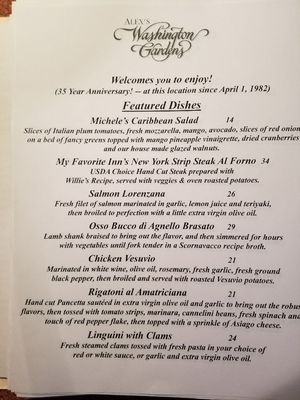 Menu photo 6 Alex's Washington Gardens Highwood, IL