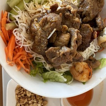 Pho Claire - Bun thit with pork and noodles was soooooo delicious! I love this place, can't wait to go back! - Vietnamese Near Me - Myrtle Beach, South Carolina
