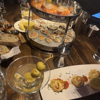 Cuzin's Seafood Clam Bar - Martini (dirty), Jumbo Crab Cake & Seafood Tower - Seafood Near Me - Marlboro, New Jersey Cuzin's Seafood Clam Bar - Martini (dirty), Jumbo Crab Cake & Seafood Tower - Seafood Near Me - Marlboro, New Jersey