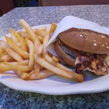 Olympic Flame Burgers - Grilled Chicken Sandwich on wheat bun is very good. - Burgers Near Me - Hesperia, California Olympic Flame Burgers - Grilled Chicken Sandwich on wheat bun is very good. - Burgers Near Me - Hesperia, California