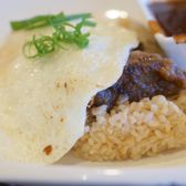 Photo of Moena Café - Honolulu, HI, United States. Their SHORT RIB LOCO MOCO over a bed of BROWN RICE *I have mines with GRAVY separately the side *9/13/19
