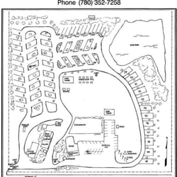 Wetaskiwin Lions RV Campground - Campground Map
