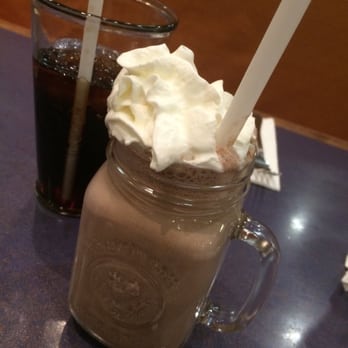 Chit Chat Diner - The Milk Shake looks pretty cool in the mason jar glass, but tasted even better.. Thick, chocolately, and creamy.. - Diners Near Me - Hackensack, New Jersey