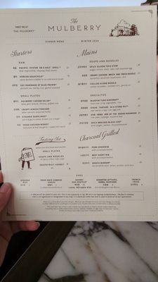 Menu photo 4 The Mulberry Los Angeles, CA