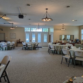 McCoy Catering Service - Inside our bigger room at McCoy Place. We've done a little updating with new lights and flooring. - Caterers Near Me - Wilmington, Ohio McCoy Catering Service - Inside our bigger room at McCoy Place. We've done a little updating with new lights and flooring. - Caterers Near Me - Wilmington, Ohio