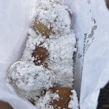 Meaney's Mini Donuts - powdered sugar on top - Donuts Near Me - Sarasota, Florida Meaney's Mini Donuts - powdered sugar on top - Donuts Near Me - Sarasota, Florida