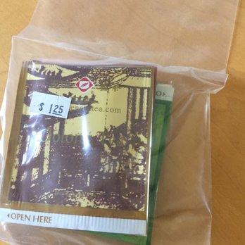 Ten Ren Tea - 5 for $1.25 Includes 2 jasmine tea bags, hibiscus spice, green, and oolong tea bags - Coffee & Tea Near Me - Milpitas, California Ten Ren Tea - 5 for $1.25 Includes 2 jasmine tea bags, hibiscus spice, green, and oolong tea bags - Coffee & Tea Near Me - Milpitas, California