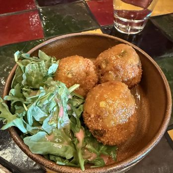 Mahari - Salmon rice fritter - African Near Me - Chicago, Illinois