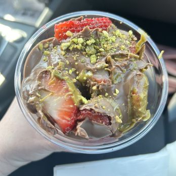 The Nom Nom Stop - Strawberry Dubai Cup! - Desserts Near Me - Lacey, Washington The Nom Nom Stop - Strawberry Dubai Cup! - Desserts Near Me - Lacey, Washington