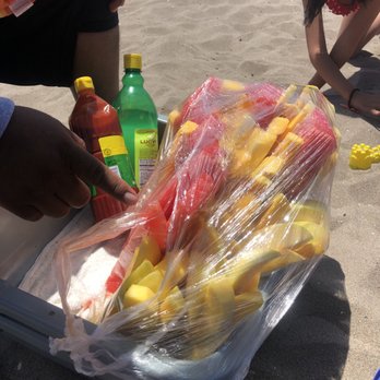 Dockweiler State Beach - Fruits with Tajin and Chamoy is the highlight of my day LOL - Beaches Near Me - Playa Del Rey, California