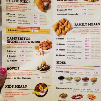 Pollo Campero - Menu items & prices - Latin American Near Me - Charlotte, North Carolina