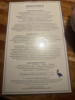 Menu photo 8 Houston's Restaurant Pompano Beach, FL