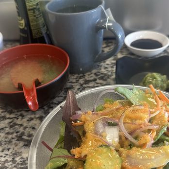 Toro sushi - Salad , soup and rice come with the lunch special. Yummy ! - Sushi Bars Near Me - Henderson, Nevada Toro sushi - Salad , soup and rice come with the lunch special. Yummy ! - Sushi Bars Near Me - Henderson, Nevada