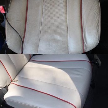Albert's Auto Detailing - Before & After - Leather was cleaned & conditioned, back to like-new! - Auto Detailing Near Me - Round Rock, Texas Albert's Auto Detailing - Before & After - Leather was cleaned & conditioned, back to like-new! - Auto Detailing Near Me - Round Rock, Texas