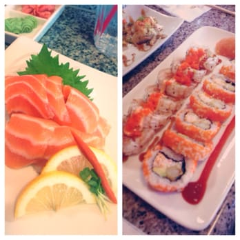 39 Degrees - Salmon sashimi, Atlantic roll and spicy girl roll - Japanese Near Me - Long Beach, California 39 Degrees - Salmon sashimi, Atlantic roll and spicy girl roll - Japanese Near Me - Long Beach, California