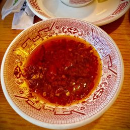Ask for spicy chili oil on side.