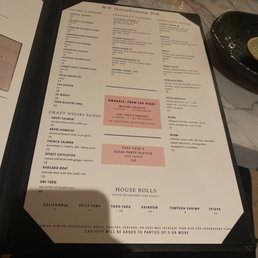 Menu Menu