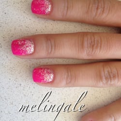Simply Nails By Mindy - Reverse glitter fade