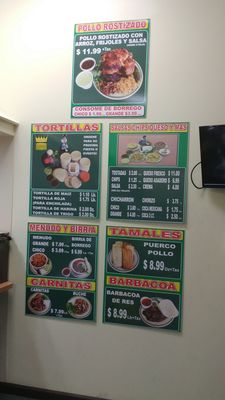 Menu photo 3 La Reyna Tortilleria Houston, TX