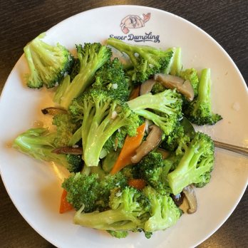 Super Juicy Dumplings - 48. Stir-Fried Broccoli with Garlic - Dim Sum Near Me - Brea, California Super Juicy Dumplings - 48. Stir-Fried Broccoli with Garlic - Dim Sum Near Me - Brea, California
