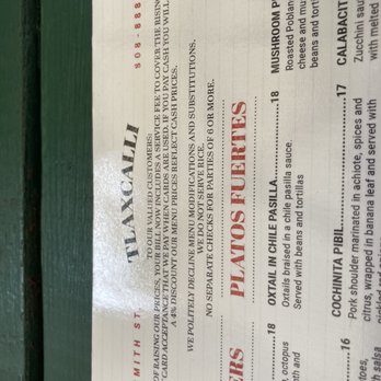 Tlaxcalli - Menu 3/2022 - Mexican Near Me - Honolulu, Hawaii Tlaxcalli - Menu 3/2022 - Mexican Near Me - Honolulu, Hawaii