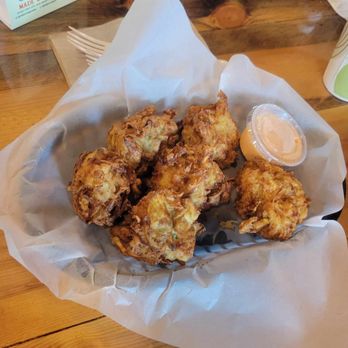 Heretic Brewery and Distillery - Artichoke Fritters - Burgers Near Me - Fairfield, California