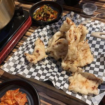 Atto - I forgot what this is called but it's the crispy fried pork, it was sooooo goooood - Korean Near Me - Gardena, California