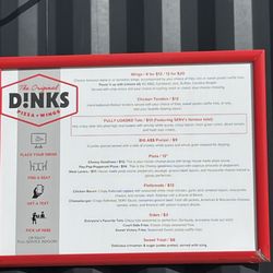 The Original Dinks Pizza + Wings