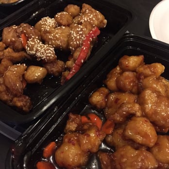 Ginger Zing - 3 meals for $21, Carmel chicken, orange chicken, sesame honey chicken. (In order from best to worst, although they were all awesome) - Chinese Near Me - Mesa, Arizona