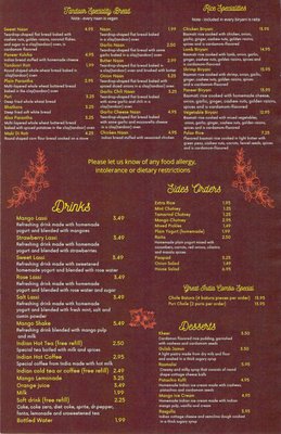 Menu photo 2 Great India Midvale, UT