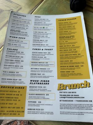 Menu photo 8 7th & Carson Las Vegas, NV