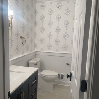 Legion Homes USA - New powder room and door - General Contractors Near Me Legion Homes USA - New powder room and door - General Contractors Near Me