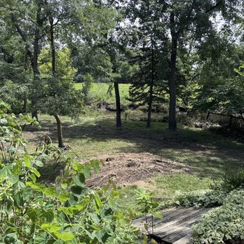 Super Star Tree Service - Area of the tree upon completion of tree removal and stump Grinding. - Tree Services Near Me - West Chicago, Illinois